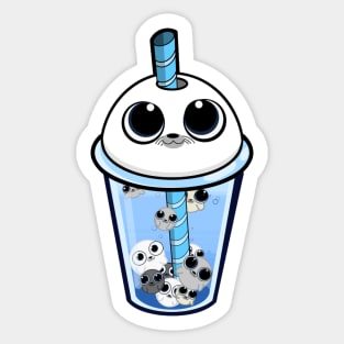 Boba Seal Sticker